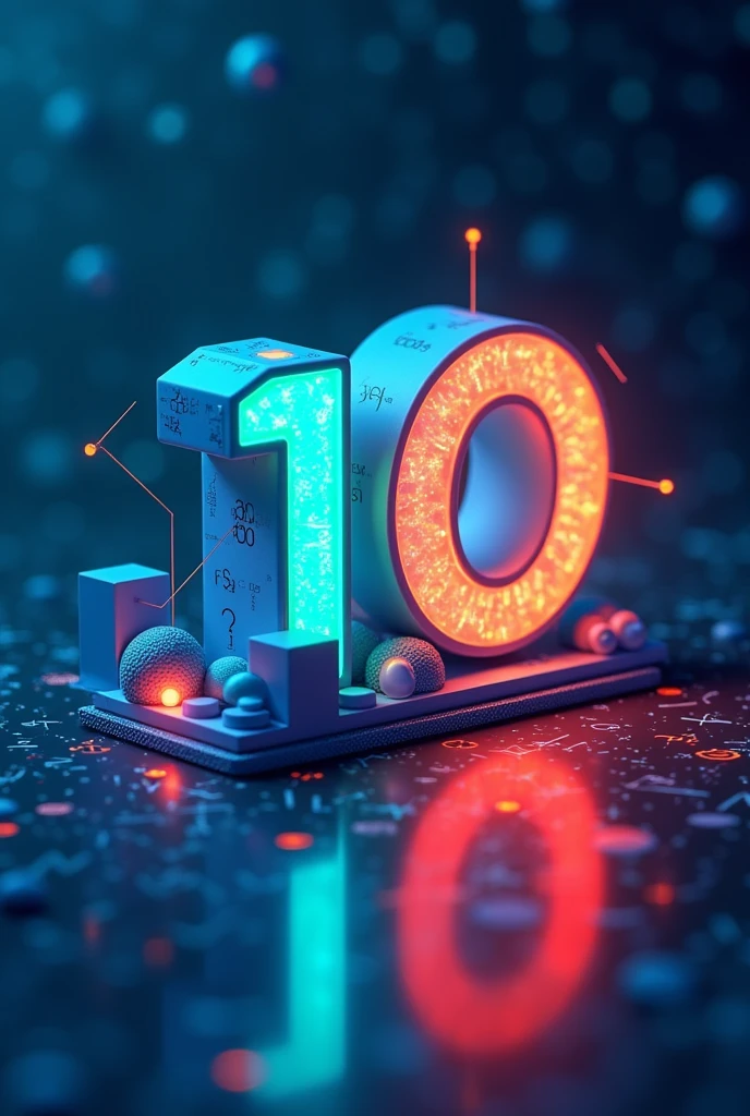 logo "Grade 10th math 3D amazing