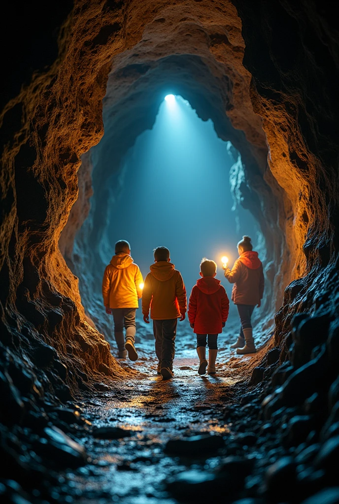  in an abandoned mine on an excursion 