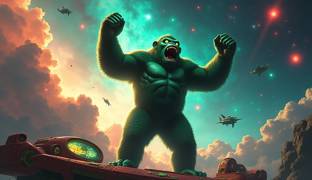All rail the Space Ape 