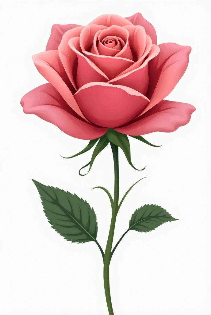 I need a rose made with vectors