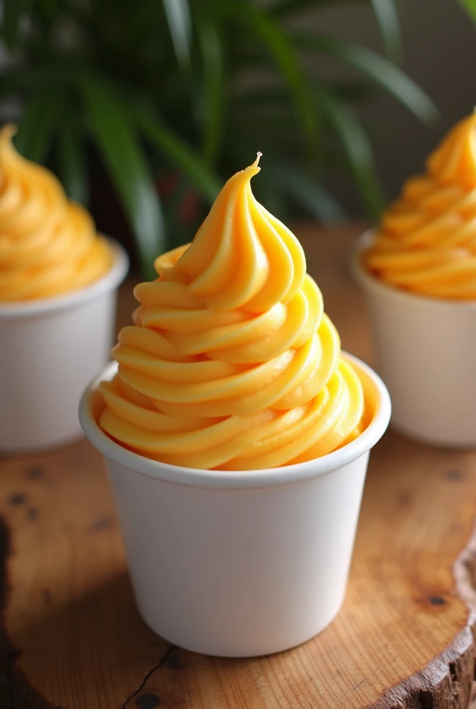 (Realistic), (Advertisement), (tasty looking)
SQUASH ICE CREAM, small white container close, table, Philippines style, up close picture, the ice cream is put inside a small container with cover, a closed container with ice cream on the back