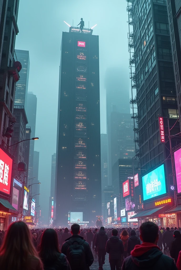 (Photorealism:1.2), create a cyberpunk and industrial image of a monument with speakers and a DJ on top in gray