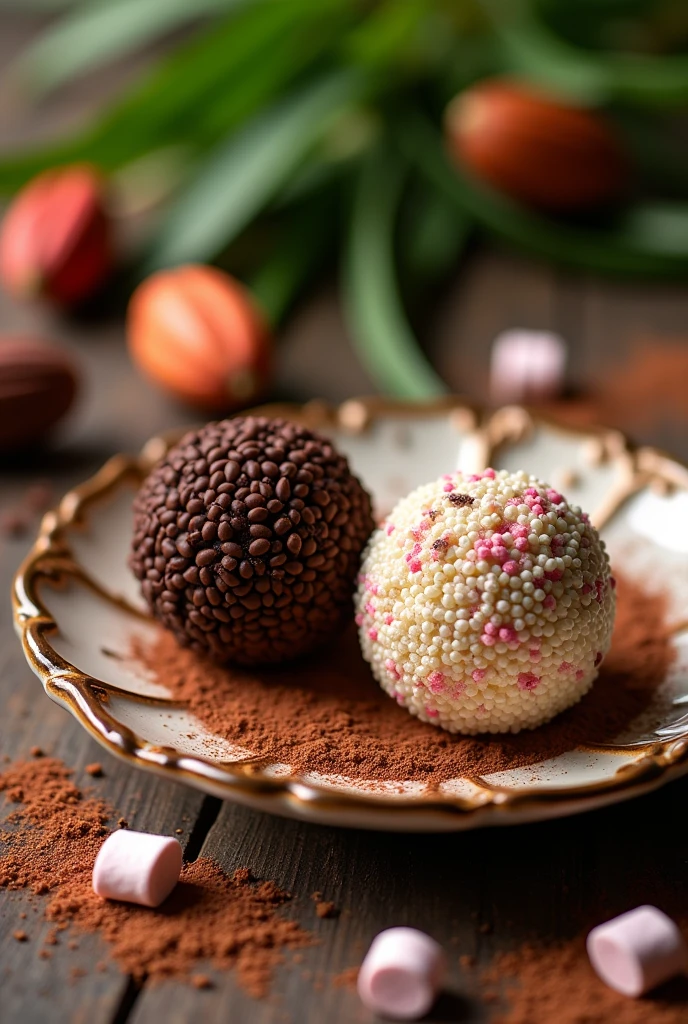 Brazilian brigadeiro “casadinho”