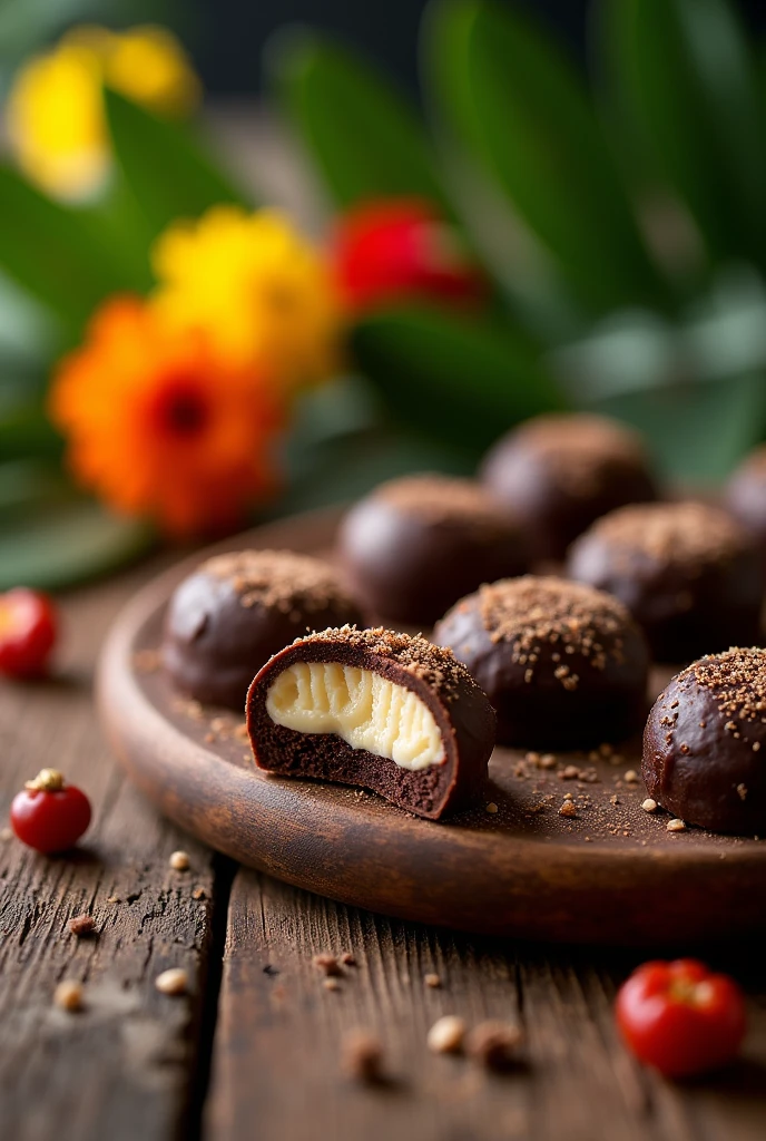 Brazilian brigadeiro “casadinho”
