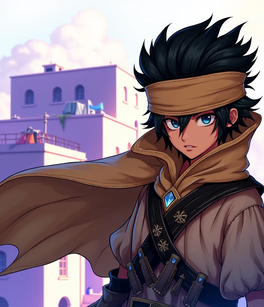 Character image wearing light linen assassin's creed like clothing
