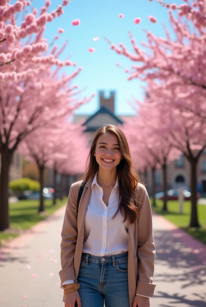 　University Acceptance　cherry blossoms