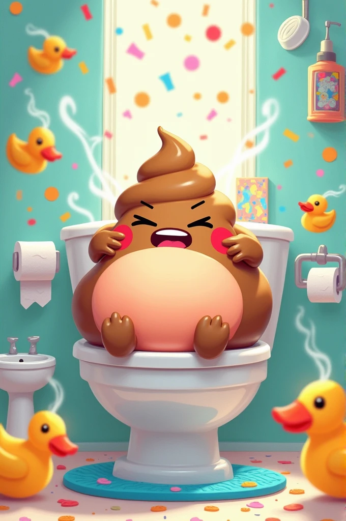Butt cheeks with poop