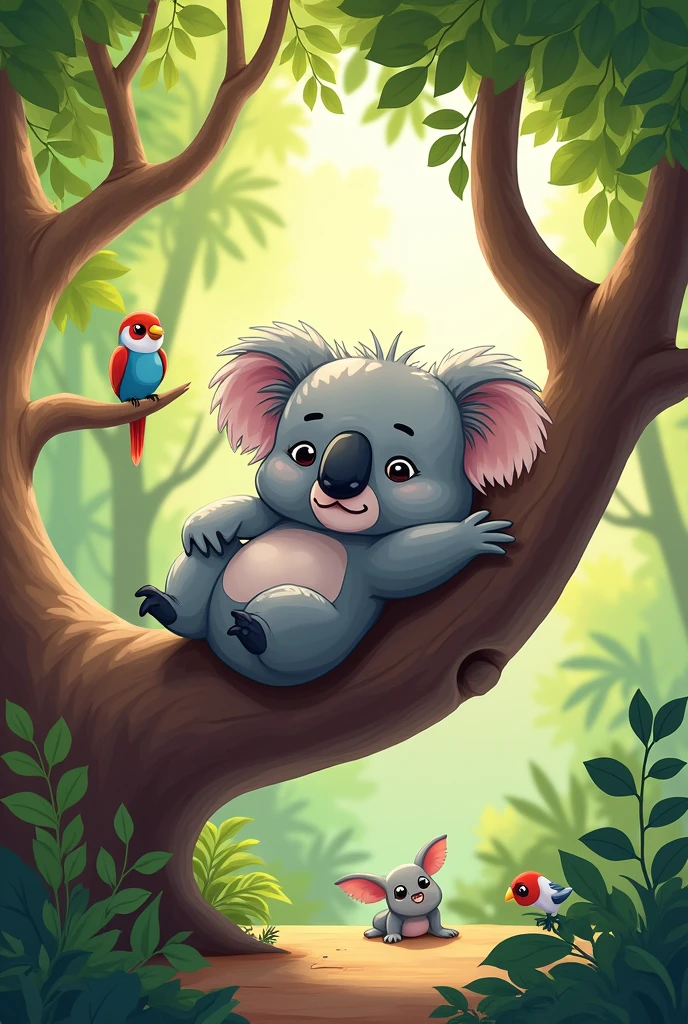 a koala who doesn&#39;t care about anything