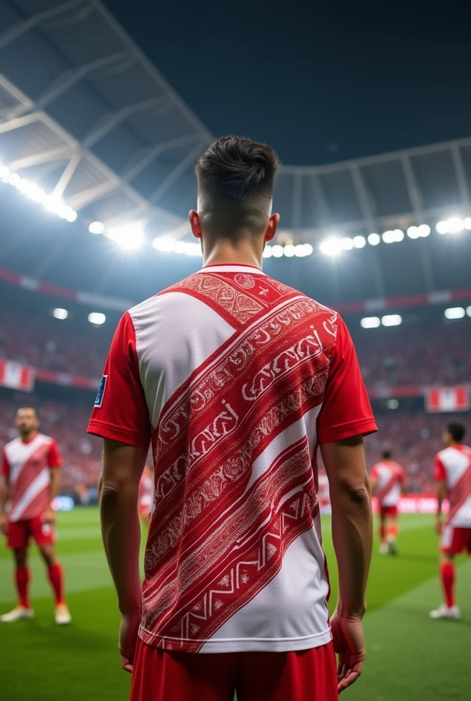 Peru football shirt with an alternative design