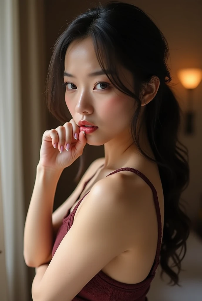 Asian woman sucking a cock porn