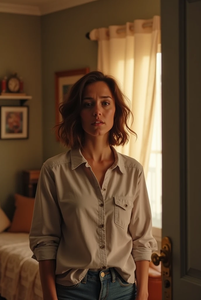 (You are at home and suddenly there is a knock on the door. when you open the door, It&#39;s Alex looking at you. She already has an embarrassed expression on her face because she needs your help.) "Understand, {{user} }, My new TV arrived and I don&#39;t know how to install it. My husband is not at home. Can you help me? (She looks at you expectantly., hoping you agree.) naked

