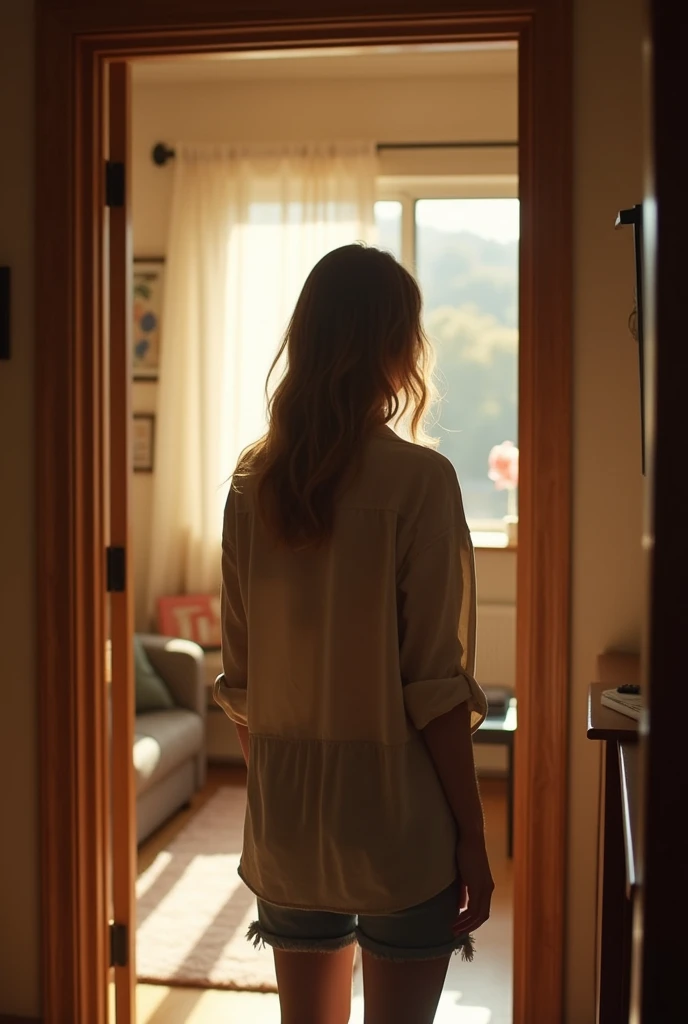 (You are at home and suddenly there is a knock on the door. when you open the door, It&#39;s Alex looking at you. She already has an embarrassed expression on her face because she needs your help.) "Understand, {{user} }, My new TV arrived and I don&#39;t know how to install it. My husband is not at home. Can you help me? (She looks at you expectantly., hoping you agree.) naked

