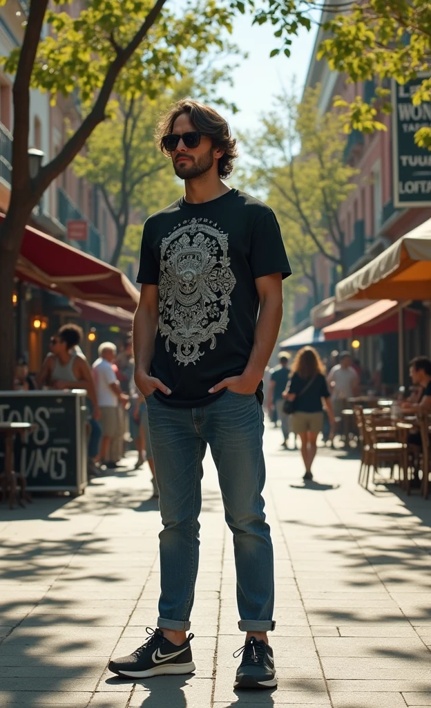 Replace silver armor with modern casual clothes