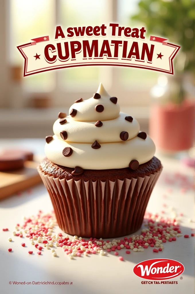 I want a newspaper post to advertise the “Dalmatian” cupcake from the Wonder brand