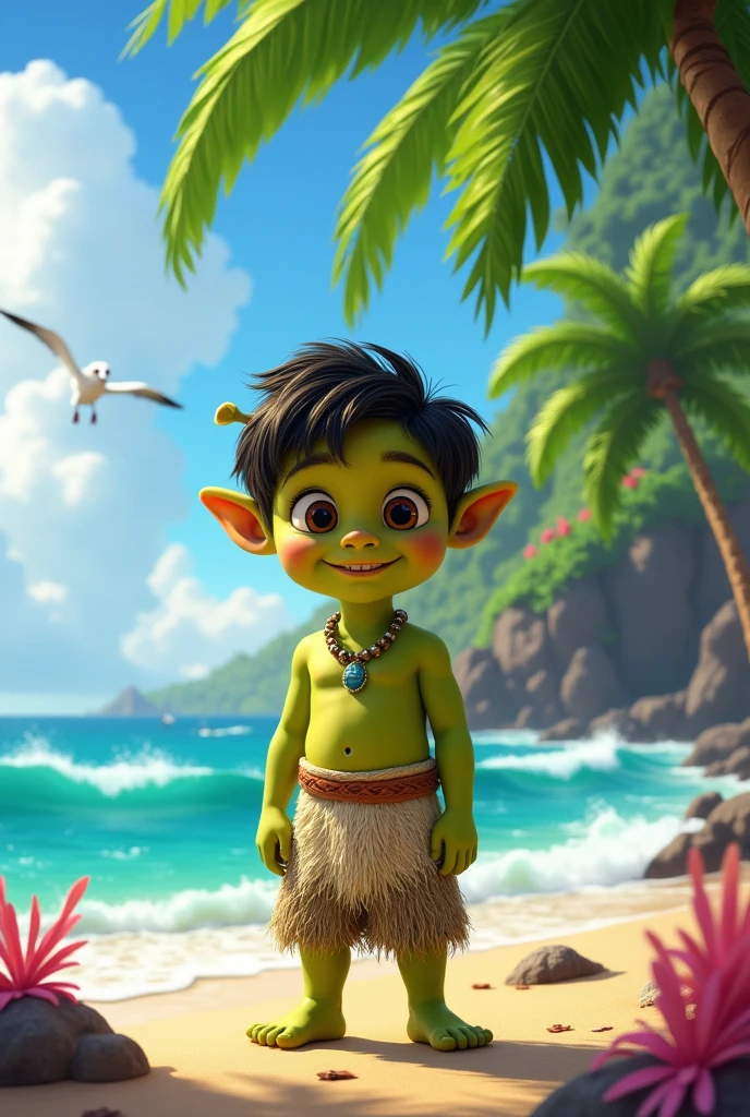 son of shrek and moana