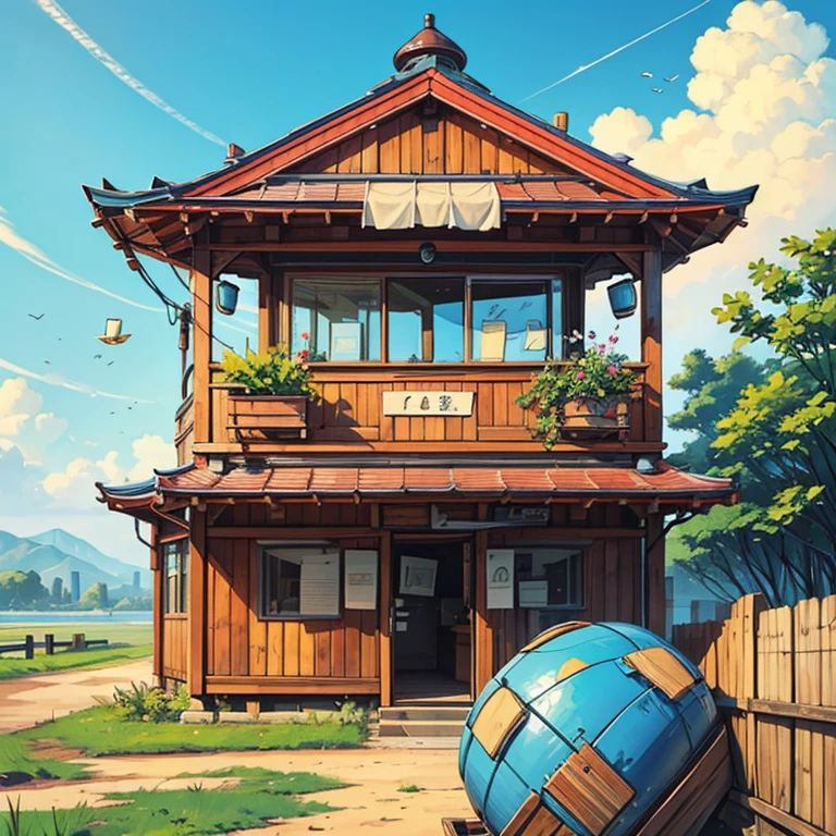Create an icon image、Half of the capsules are blue and placed diagonally