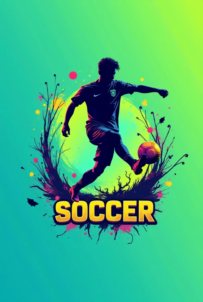 Create a logo for a nice game social network that is about playing soccer video games
