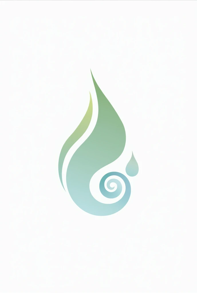 The logo must be simple, but impactful, utilizando formas básicas e abstrações que capturam a essência da Food Engineering de maneira elegante e moderna.Description:Central symbol:A stylized drop of water: Representing the essence of life and the basis of many food processes, with a design that subtly incorporates a spiral inside the drop. The spiral can symbolize the engineering process, motion, Innovation and transformation.Abstract Sheet:At the top of the drop, include a small abstract sheet (perhaps as an extension of the drop&#39;s outline) to indicate sustainability and environmental care. This sheet can be formed by a single curved line that merges with the drop.colors:Use a minimalist palette:light green (#A8E6A1) to the sheet.soft blue (#6EC1E4) for the drop.light gray (#B0BEC5) to the inner spiral.Typography:The name of the course "Food Engineering" can be placed next to or below the symbol, using a minimalist sans-serif font, like Montserrat or Open Sans, in a dark gray color (#37474F) for contrast and elegance.dynamics:Adicione um pequeno detalhe de sombra ou degradê leve dentro da gota para criar profundidade e motion sem comprometer o minimalismo. The spiral within the droplet may have a subtle fading effect that suggests flow and evolution.