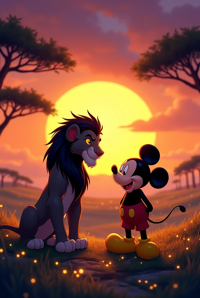 son of scar and mickey mouse