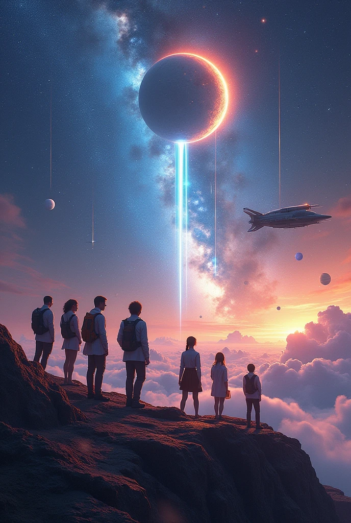 Humans creating impact and power in the universe