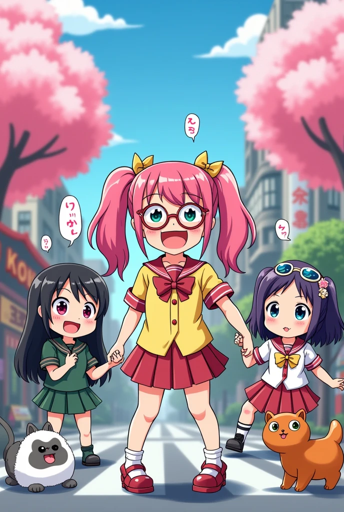 Funny Japanese cartoon girls Japanese cartoons