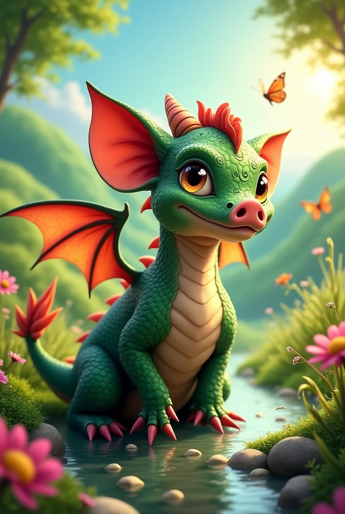 What would the son of a dragon and a pig look like?