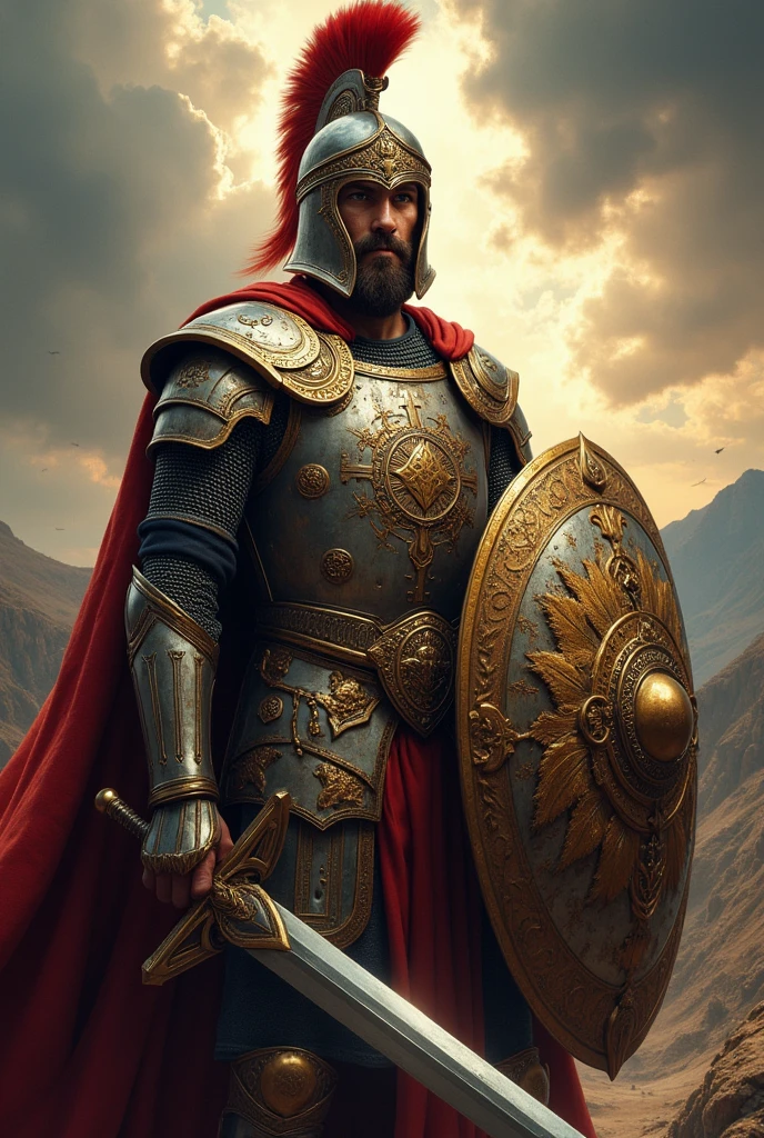 Warrior in bible armor