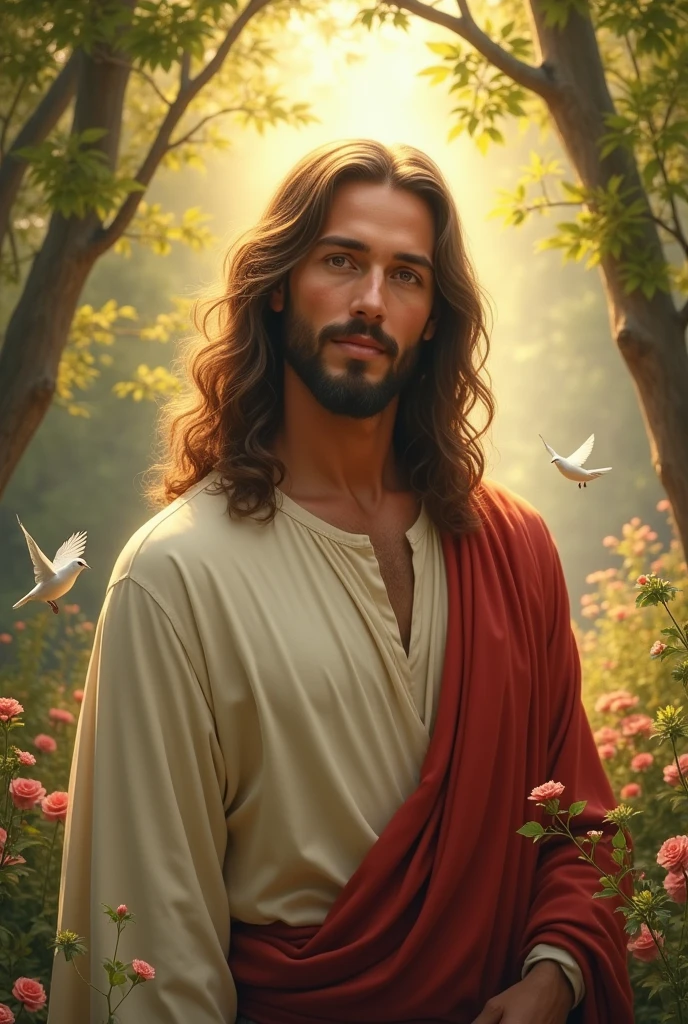 Jesus looking in your direction
