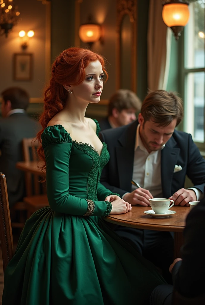 19th century red-haired French woman ends her relationship with her lover