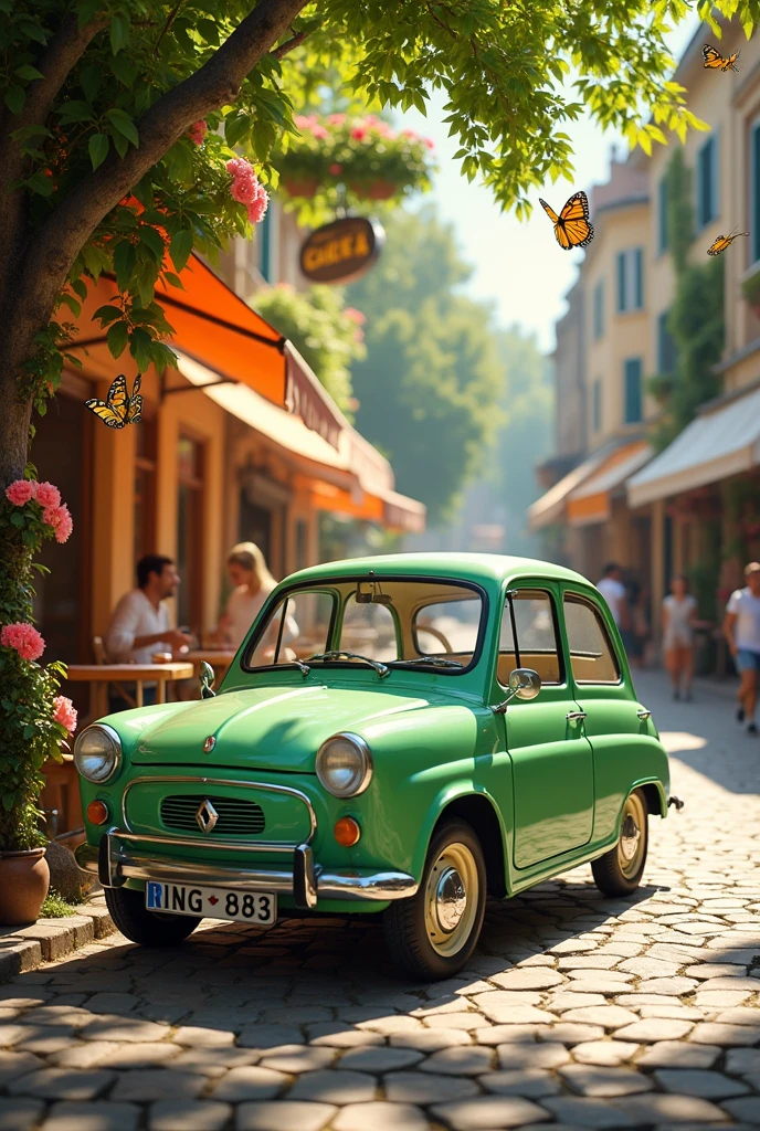 renault 4l vert pistachio