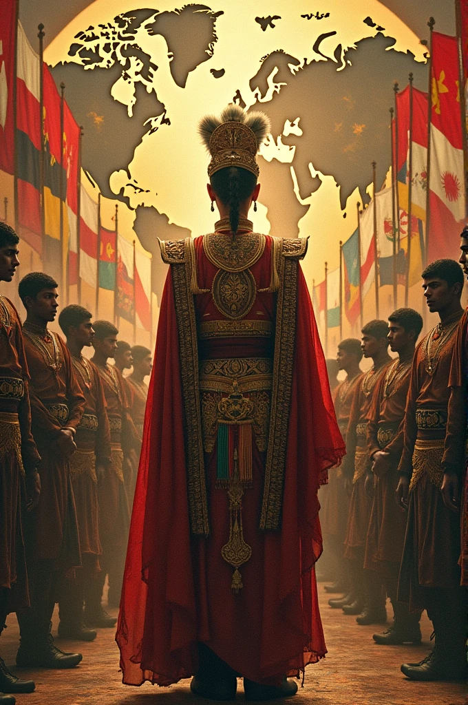 Generate for me an image that has a meaning of ethnocentrism