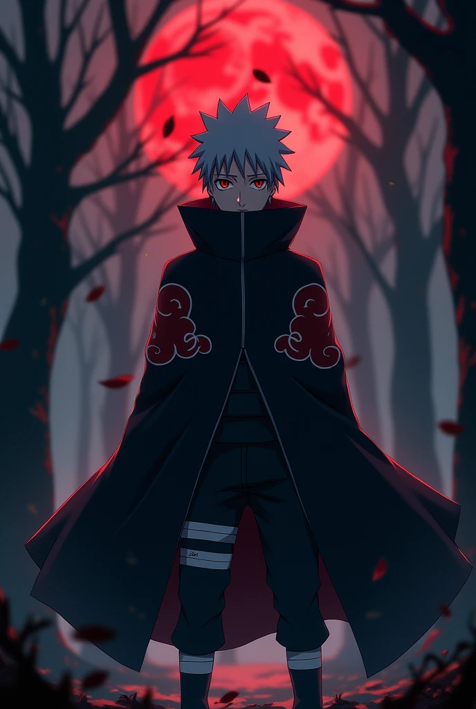 Kakashi Akatsuki from the front