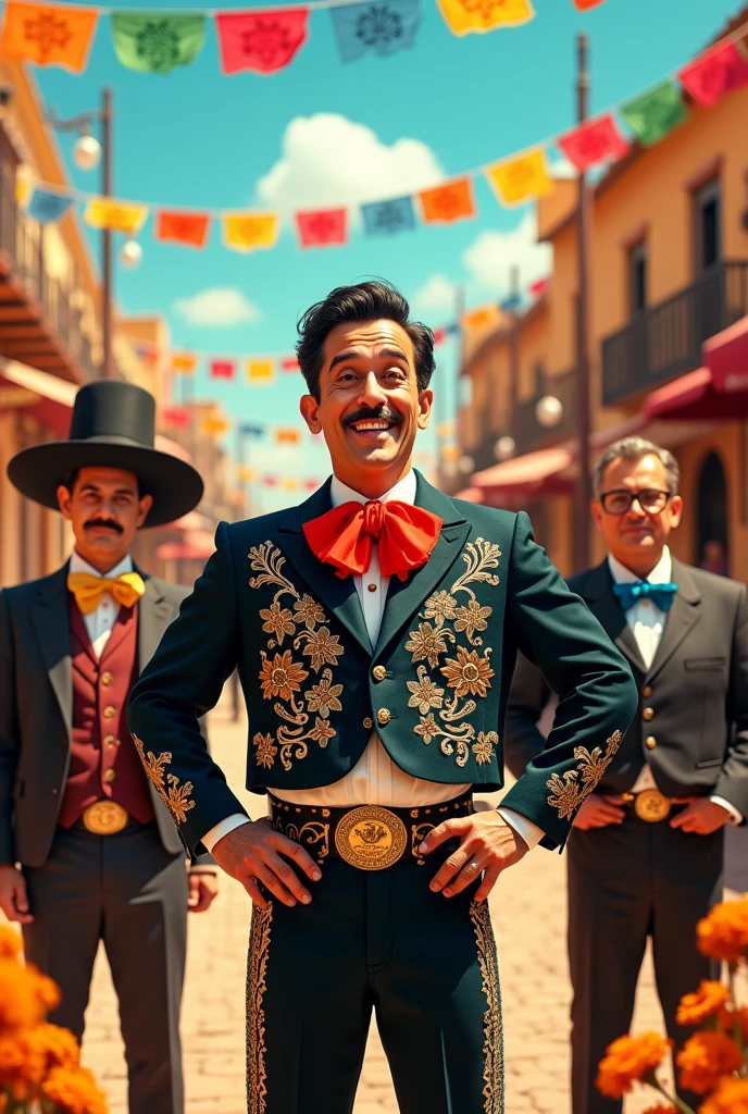 I would like Pedro e to be in a single image, Cantinflas and Capulina 