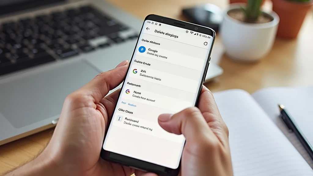 Delete google account samsung android 14