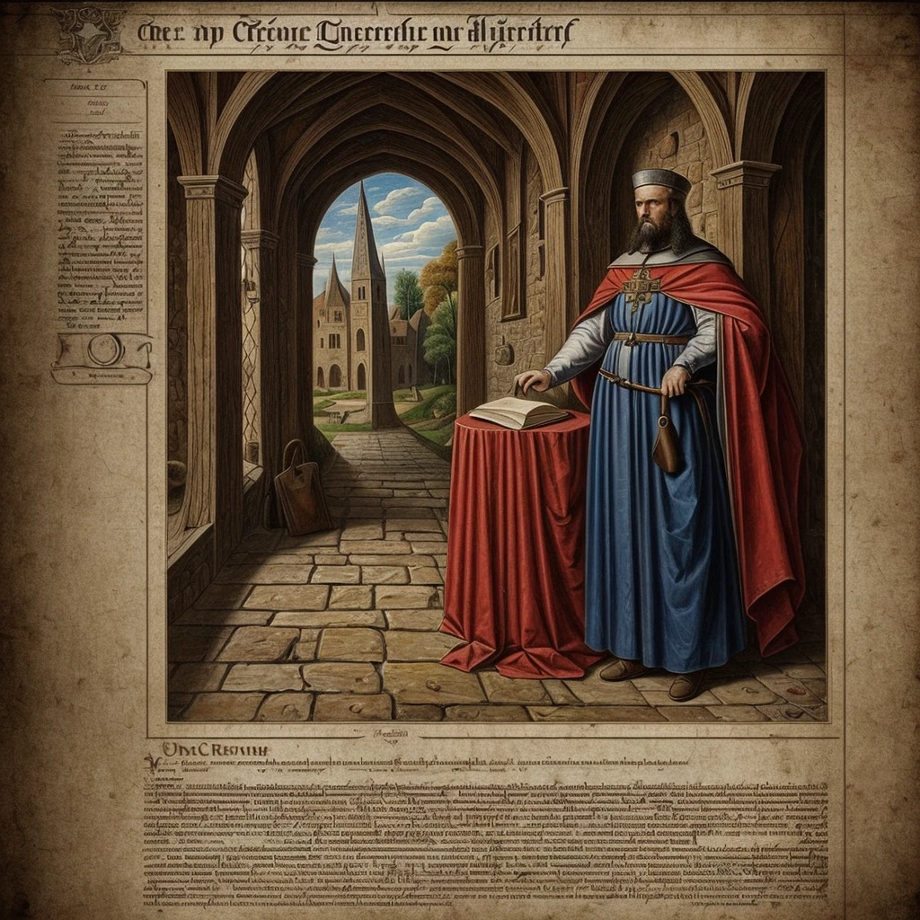 Creates a medieval background