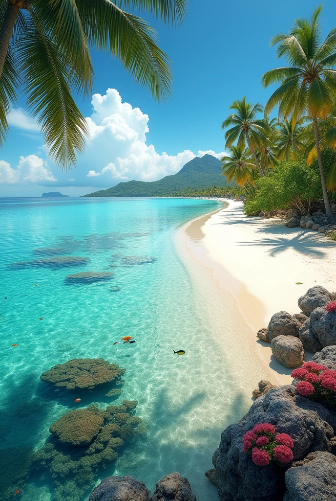 a vision of the future, with clean beaches and healthy marine life