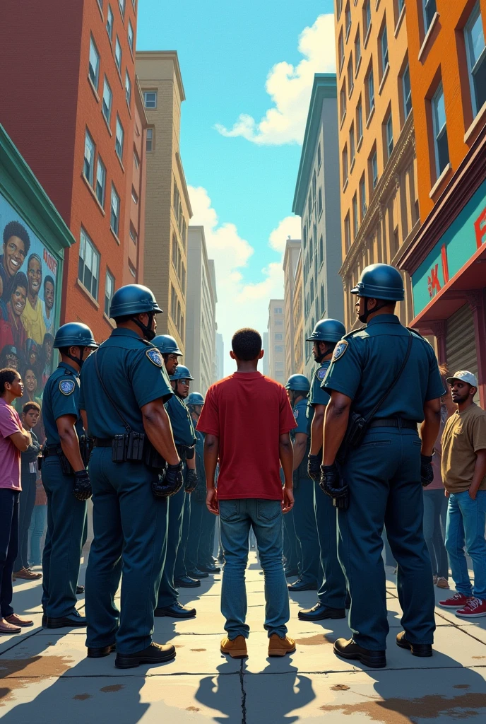 An image that demonstrates racial discrimination
