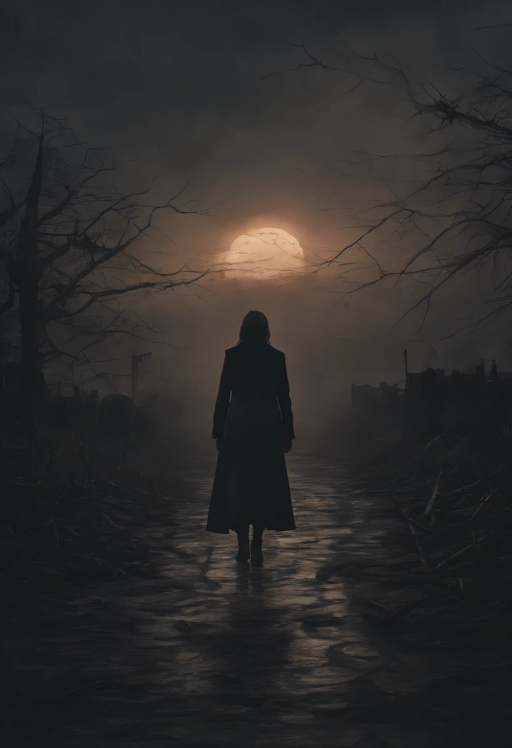 Kusanagi Kaze, muste piece, (Ultimate anti-realism: 1.4), Me and she hold hands、I was watching a beautiful sunset.