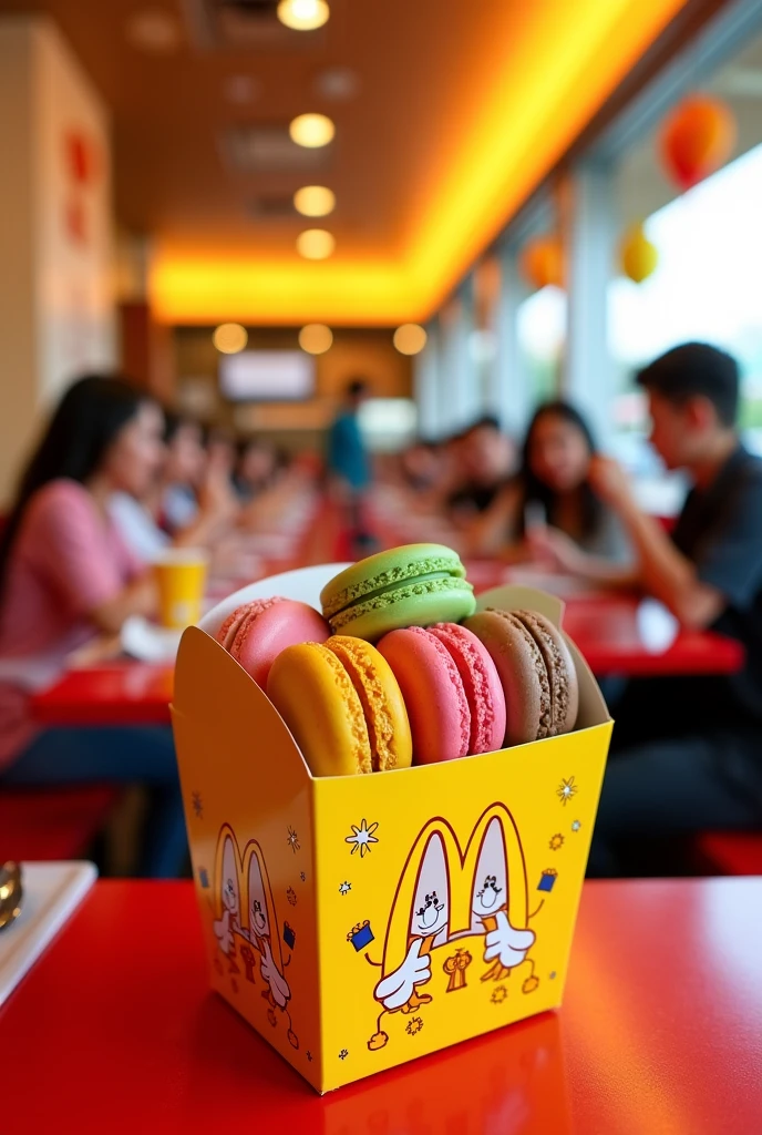 McDonald&#39;s macaron box 