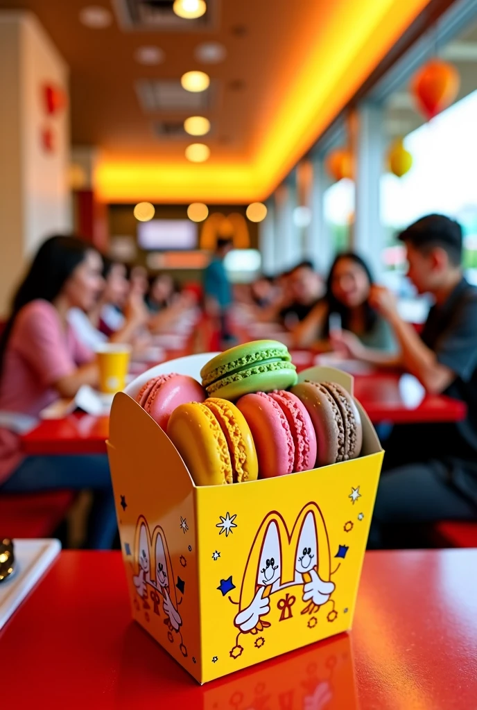 McDonald's macaron box