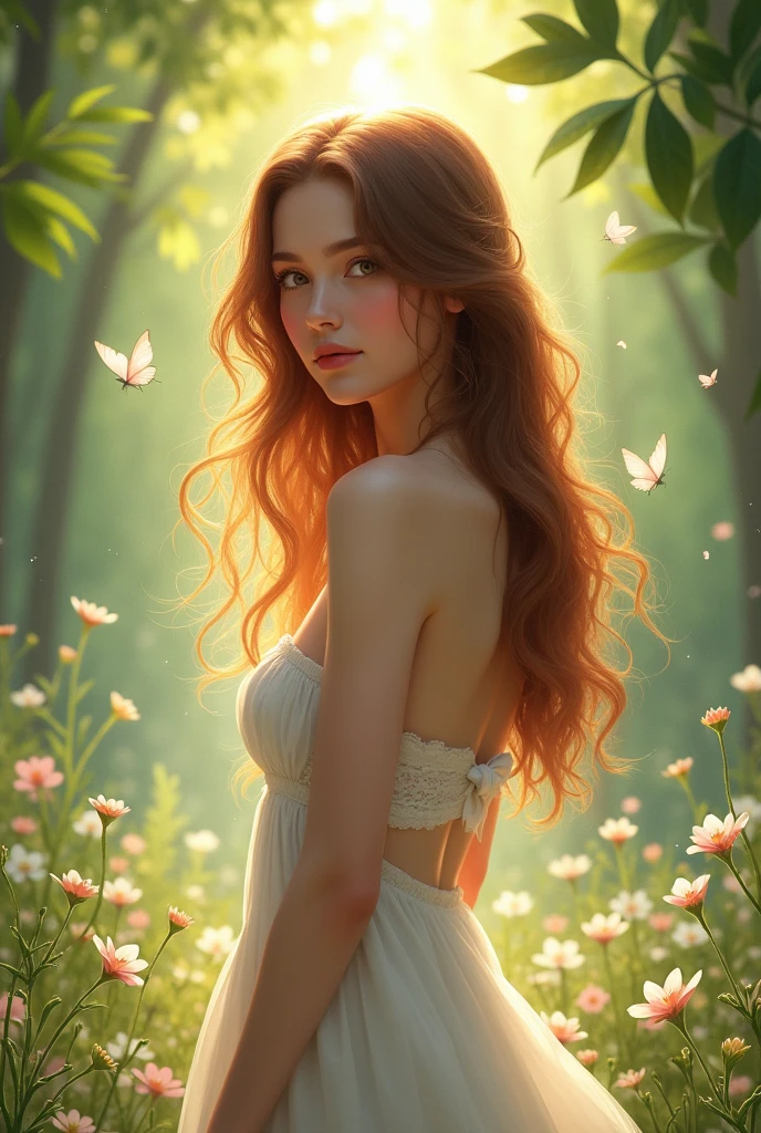 A naked woman