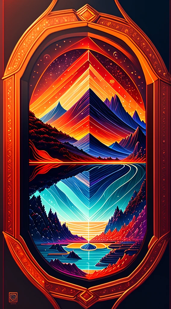 Beautiful earth full of water and lava, Intricate, Masterpiece, expert, insanely details, 4K, composition, The frames, Centered, symetry, picure, Intricate, voluminetric lighting, Beautiful, rich deep colors masterpiece, Sharp focus, Ultra detailed, in the style of dan mumford and marc simonetti, astrophotography
