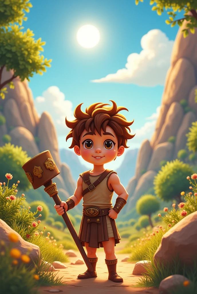 Image de hercule quand il etait petit