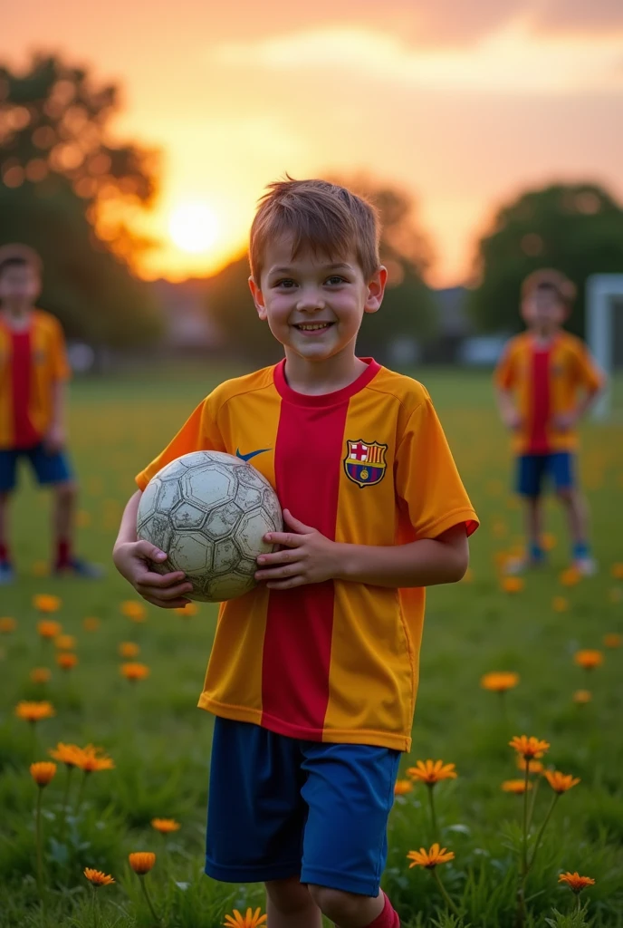 There was a child who was a football fan