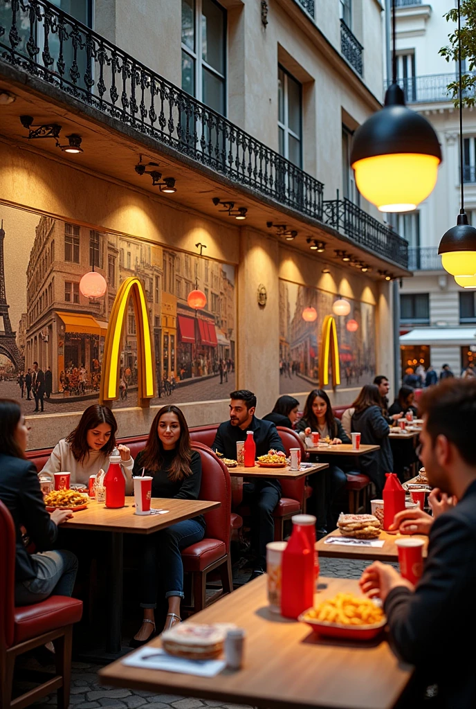 Para escrime Mcdonald’s a paris