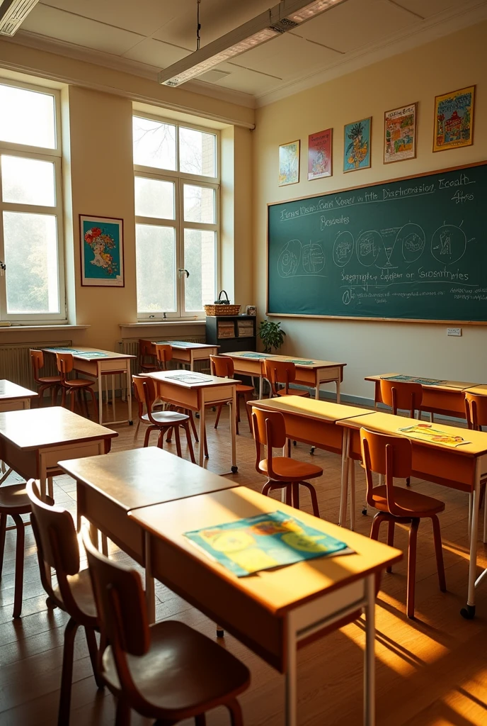 Classroom without students