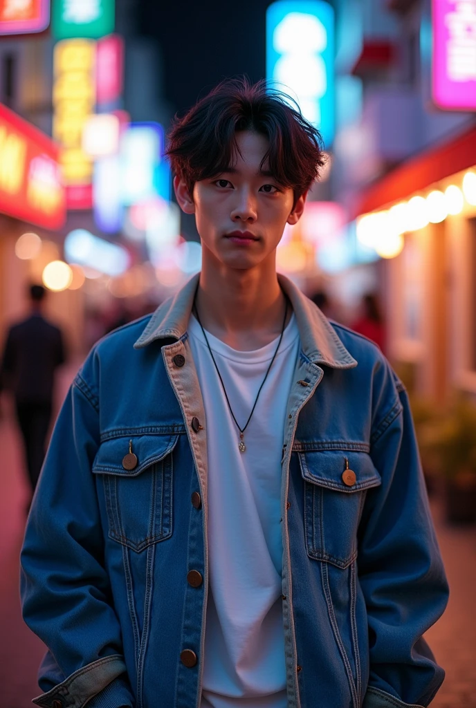 A fake boyfriend with physical characteristics similar to enhypen's heeseung