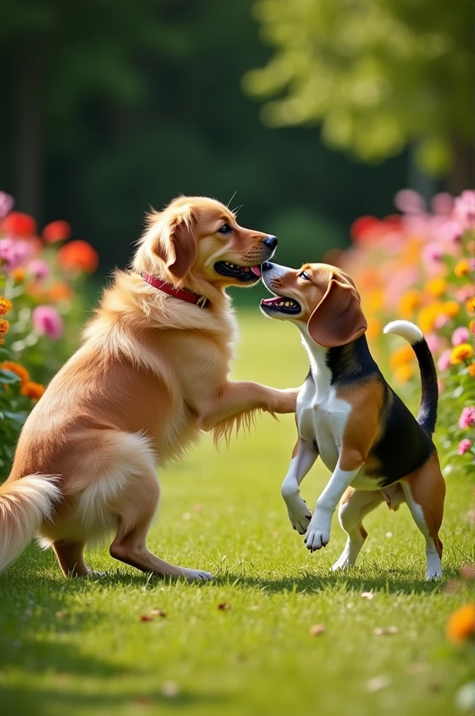 Images of dog communication