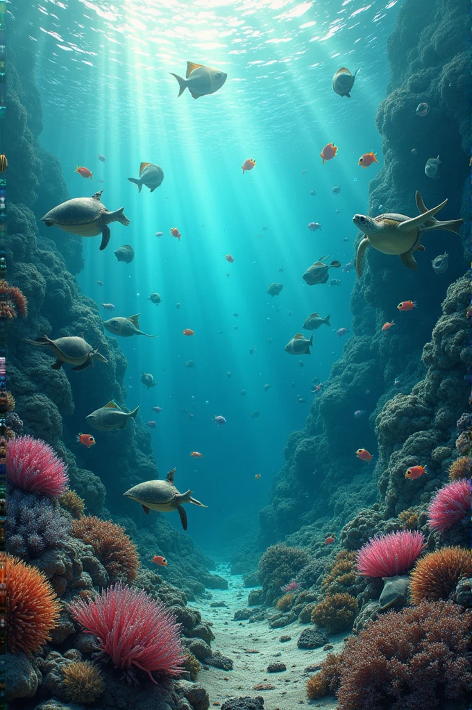Images of the chemical impact of marine pollution