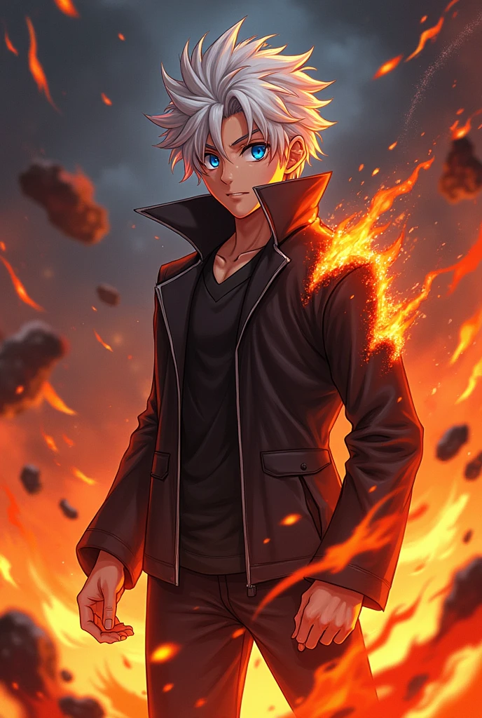 Gojo Satoru on fire
